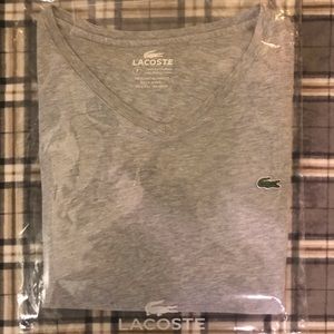 Lacoste Men’s V-Neck Pima Cotton Jersey T-Shirt